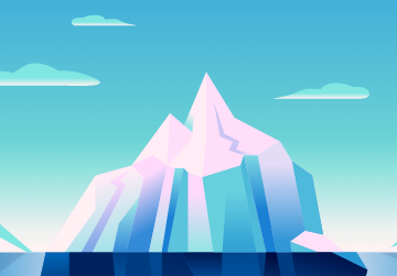 Tip of an iceberg